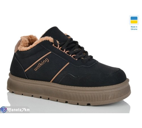 Кросівки жіночі на зиму (8 пар р.36-41) чорний  "MURMUR"