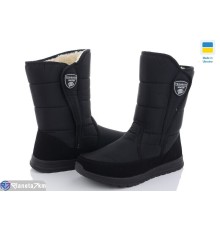 Дутики чоловічі на зиму (6 пар р.41-45) чорний  "OLLA"