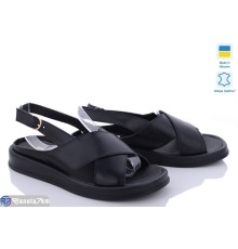 Босоніжки жіночі на літо (8 пар р.36-40) чорний  "FOX"