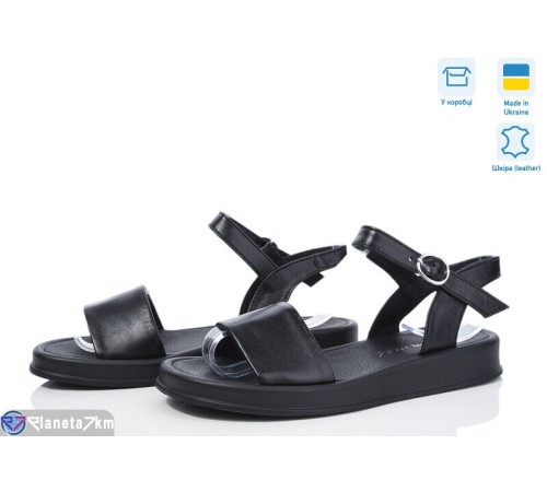 Босоніжки жіночі на літо (8 пар р.36-40) чорний  "FOX"