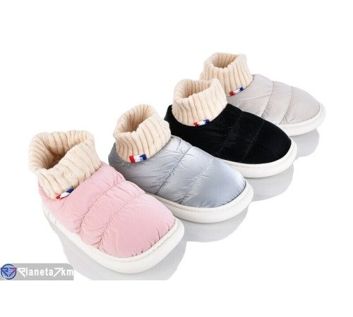 Тапки жіночі на зиму (12 пар р.36-41) мікс  "SALIN"