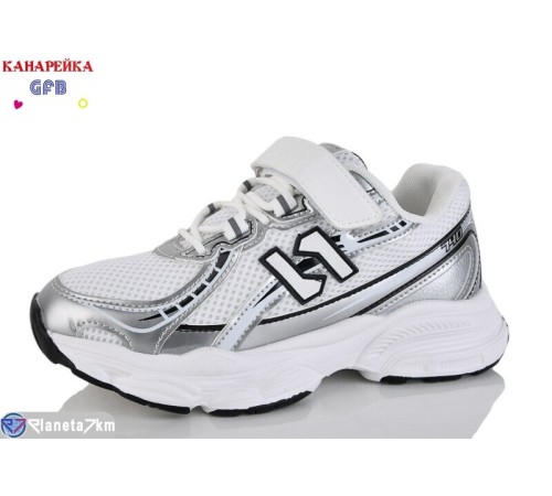 Дитячі кросівки на весну/осінь (8 пар р.32-37) білий  "GFB-Канарейка"