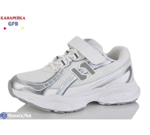 Дитячі кросівки на весну/осінь (8 пар р.32-37) білий  "GFB-Канарейка"