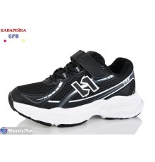 Дитячі кросівки на весну/осінь (8 пар р.32-37) чорний  "GFB-Канарейка"