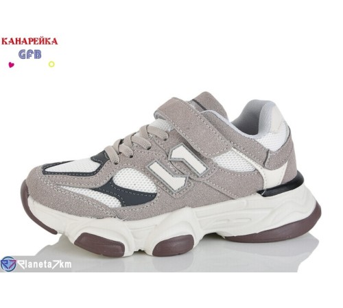 Дитячі кросівки на весну/осінь (8 пар р.32-37) бежевий  "GFB-Канарейка"