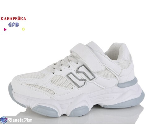 Дитячі кросівки на весну/осінь (8 пар р.32-37) білий  "GFB-Канарейка"