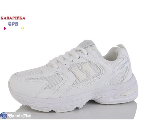 Кросівки на весну/осінь (8 пар р.36-41) білий  "GFB-Канарейка"