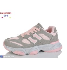 Кросівки жіночі на весну/осінь (8 пар р.36-41) сірий  "GFB-Канарейка"