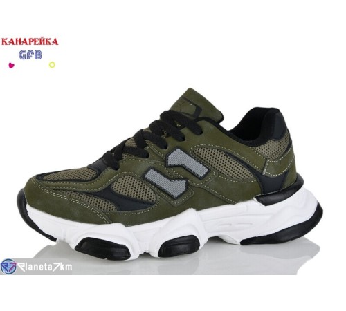 Кросівки на весну/осінь (8 пар р.36-41) зелений  "GFB-Канарейка"