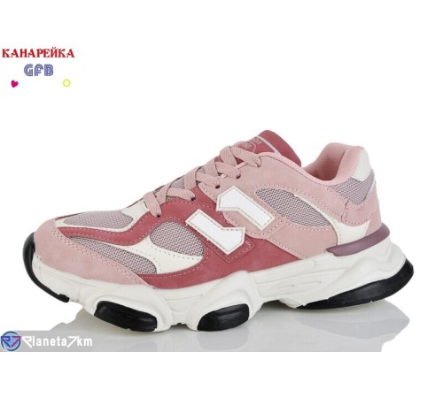 Кросівки жіночі на весну/осінь (8 пар р.36-41) рожевий  "GFB-Канарейка"