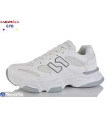 Кросівки на весну/осінь (8 пар р.36-41) білий  "GFB-Канарейка"