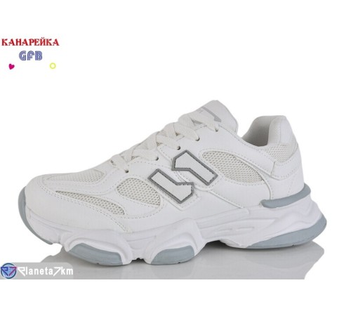 Кросівки на весну/осінь (8 пар р.36-41) білий  "GFB-Канарейка"