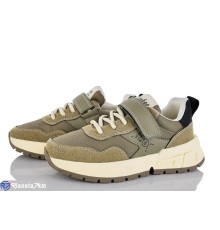 Дитячі кросівки на весну/осінь (8 пар р.32-37) хакі  "Laifakids"