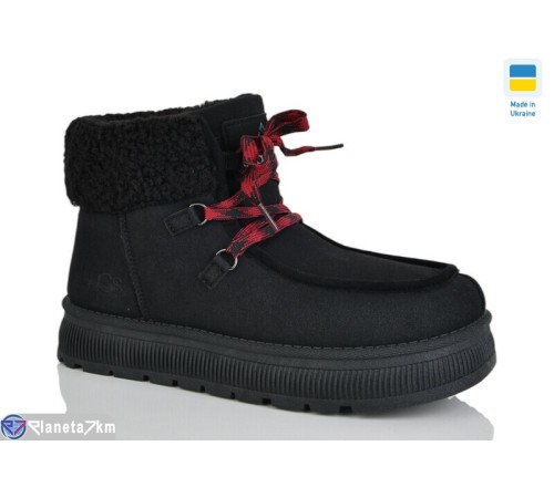 Черевики жіночі на зиму (8 пар р.36-41) чорний  "LUCKY"