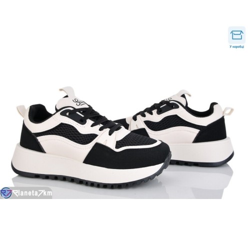 Кросівки жіночі на весну/осінь (8 пар р.36-41) чорний  "CLAN"