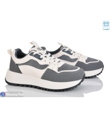 Кросівки жіночі на весну/осінь (8 пар р.36-41) сірий  "CLAN"