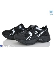 Кросівки жіночі на весну/осінь (8 пар р.36-41) чорний  "CLAN"