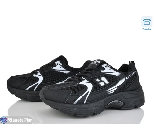 Кросівки жіночі на весну/осінь (8 пар р.36-41) чорний  "CLAN"