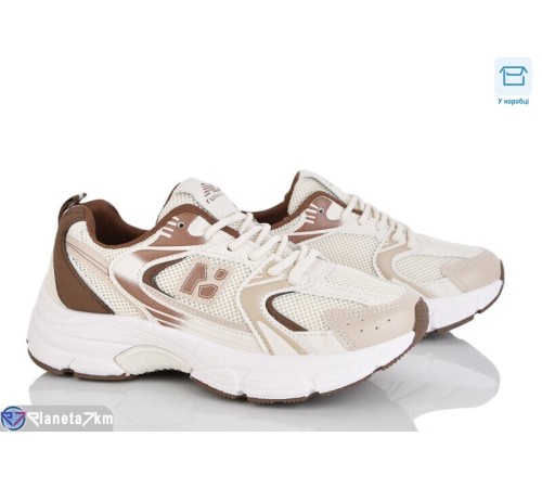 Кросівки жіночі на весну/осінь (8 пар р.36-41) бежевий  "CLAN"