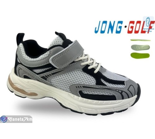 Дитячі кросівки на весну/осінь (8 пар р.32-37) сірий  "STRONGO"