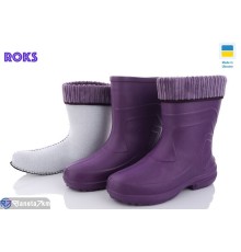 Жіночі чоботи з піни на зиму (8 пар р.37-41) фіолетовий  "Roks"