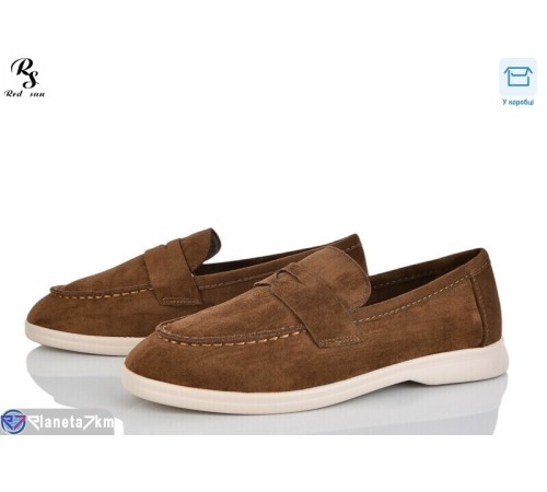 Туфлі жіночі на весну/осінь (8 пар р.36-41) коричневий  "Red Sun"