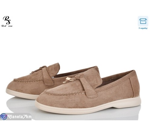 Туфлі жіночі на весну/осінь (8 пар р.36-41) коричневий  "Red Sun"