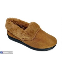 Тапки жіночі на зиму (12 пар р.36-41) camel  "Kalabok"