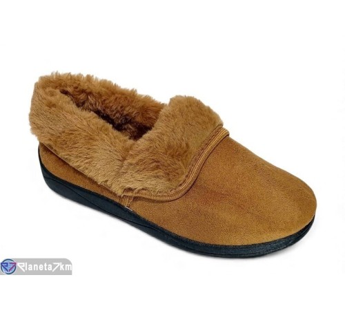 Тапки жіночі на зиму (12 пар р.36-41) camel  "Kalabok"