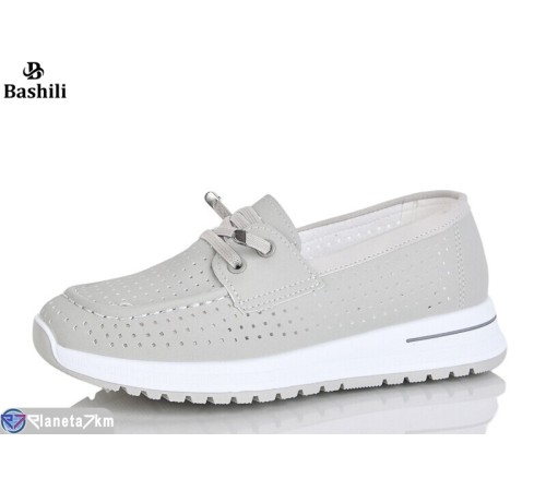 Туфлі жіночі на літо (6 пар р.36-41) сірий  "Башили"