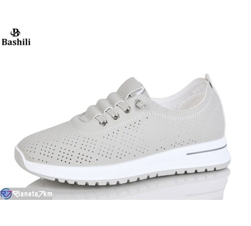 Кросівки жіночі на літо (6 пар р.36-41) сірий  "Башили"