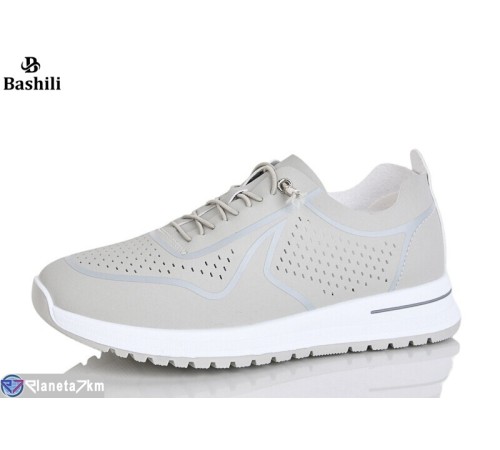 Кросівки жіночі на літо (6 пар р.36-41) сірий  "Башили"