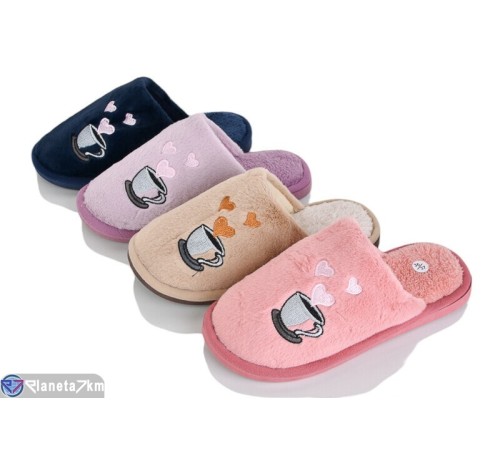 Тапки жіночі на весну/осінь (12 пар р.36-41) мікс  "KANFU"