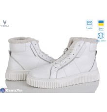Черевики жіночі на зиму (6 пар р.36-41) білий  "Viscala"