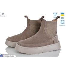 Черевики жіночі на зиму (6 пар р.36-41) бежевий  "Viscala"