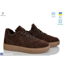 Кросівки жіночі на зиму (6 пар р.36-41) коричневий  "Viscala"