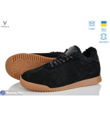 Кросівки жіночі на зиму (6 пар р.36-41) чорний  "Viscala"