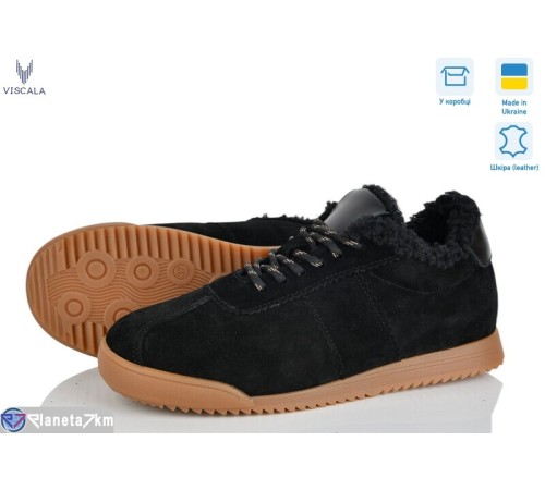 Кросівки жіночі на зиму (6 пар р.36-41) чорний  "Viscala"