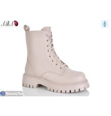 Черевики жіночі на зиму (6 пар р.36-41) бежевий  "Aba"