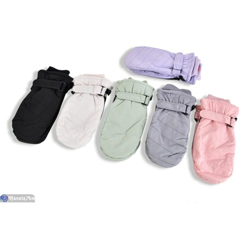 Рукавиці жіночі на зиму (12 шт. р.сетка One size) мікс  "RUBIBAS"