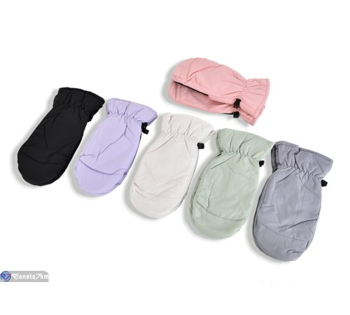 Рукавиці жіночі на зиму (12 шт. р.сетка One size) мікс  "RUBIBAS"