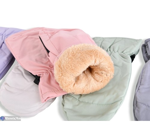 Рукавиці жіночі на зиму (12 шт. р.сетка One size) мікс  "RUBIBAS"