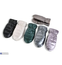 Рукавиці жіночі на зиму (12 шт. р.сетка One size) мікс  "RUBIBAS"