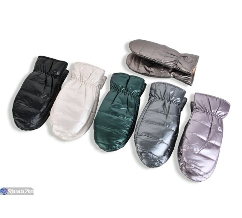 Рукавиці жіночі на зиму (12 шт. р.сетка One size) мікс  "RUBIBAS"