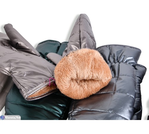 Рукавиці жіночі на зиму (12 шт. р.сетка One size) мікс  "RUBIBAS"