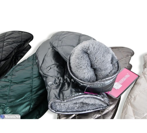 Рукавиці жіночі на зиму (12 шт. р.сетка One size) мікс  "RUBIBAS"