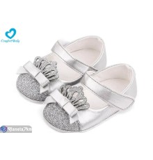 Пінетки дитячі на весну/осінь (6 пар р.11-13) срібний  "Comfort-baby"