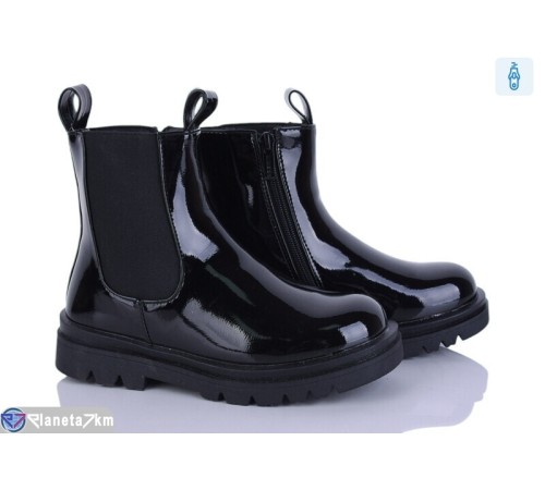 Черевики дитячі на весну/осінь (8 пар р.32-37) чорний  "Laifakids"