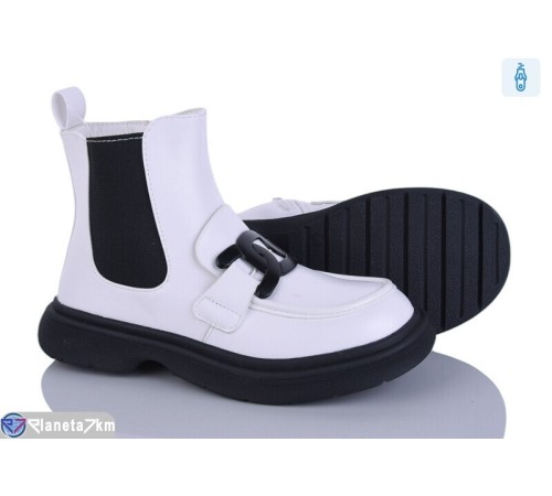 Черевики дитячі на весну/осінь (8 пар р.32-37) білий  "Laifakids"