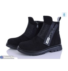 Черевики дитячі на весну/осінь (8 пар р.32-37) чорний  "Laifakids"